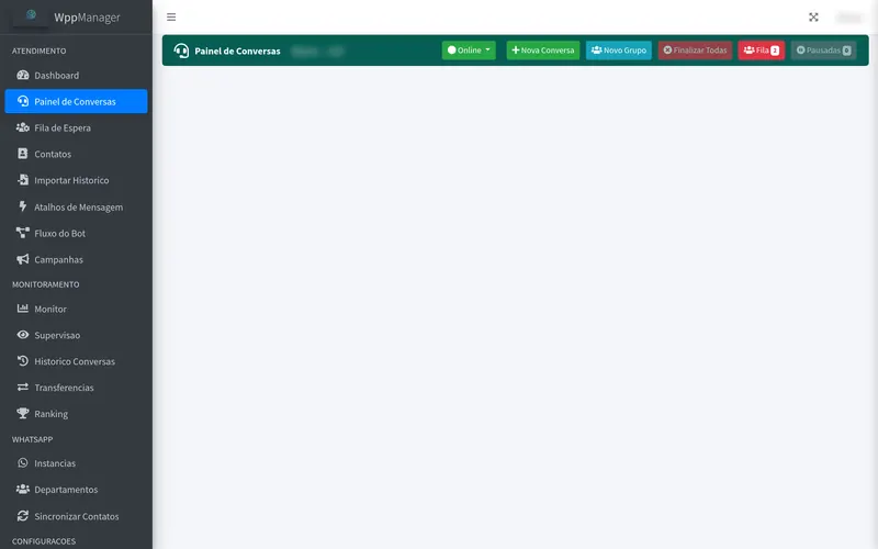 O atendimento num painel só